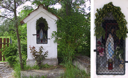 Die Hofer Kapelle in der Ortschaft Rosenleiten 