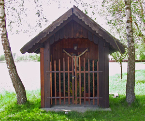 Die Labauern Kapelle in der Ortschaft Weidet 