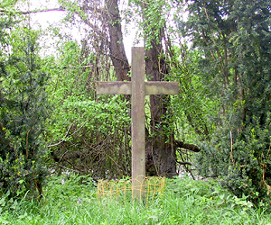 Das Schiffmüller Kreuz in der Ortschaft Weidet