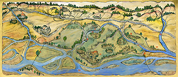 Landkarte Donau