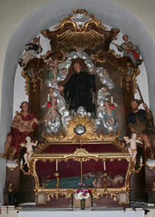 Leonhardaltar in der Pfarrkirche Eidenberg