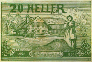 Briefmarke mit der Taverne Platzl