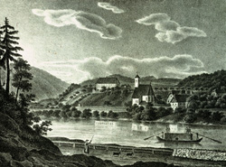 Schloss Puchenau, Lithografie